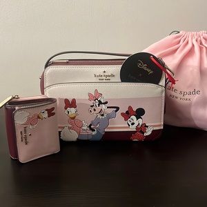 Kate Spade x Disney (Minnie, Daisy & Clarabelle) Crossbody & Wallet